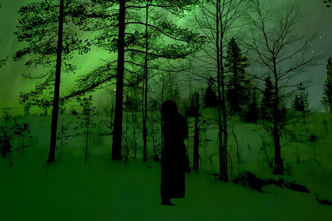 Northern Lights Adventure in the Wild with Campfire Treats - Arriving at the Wilderness Cabin by a Private Lake