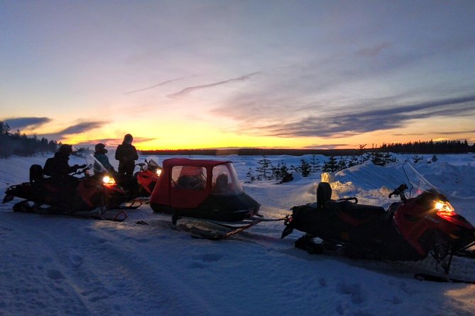 Northern Lights Night by Snowmobile (private tour) - Rovaniemi At 7:30 PM, Then Off Into the Dark