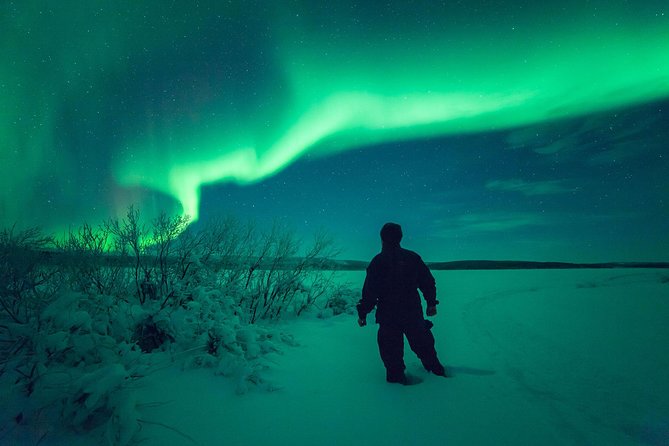 Northern Lights Snowmobile Safari from Rovaniemi with Campfire Picnic - Northern Lights hunting: what “searching” looks like