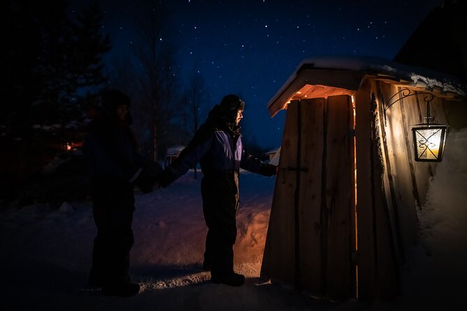 Northern lights tour to Lake Inari from Ivalo, Reindeers & Dinner - Reindeer involvement: feeding the animals, plus reindeer hide comfort