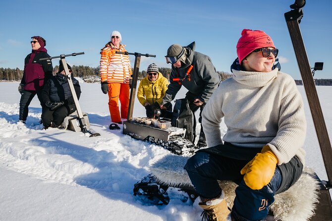 Private Driving Snow Scooters Experience in Finland - Hot Drinks and Photo Time: A Human Pause in the Cold