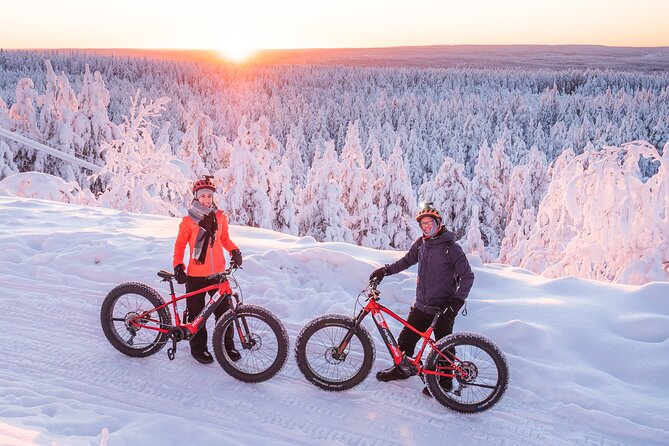 Private Electric Fat Bike Winter Tour in Rovaniemi - Tottorakka ski lift station, steep snow and the best viewpoint