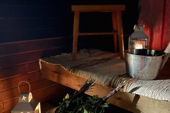 Private Traditional Sauna, Ice Dip and Dinner in the Wilderness - Private cabin warmth in the Lompolo wilderness
