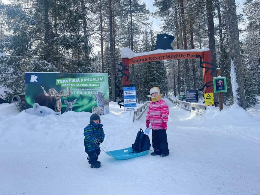 Ranua Wildlife zoo tour with lunch buffet included - Walking forest trails built for Arctic wildlife