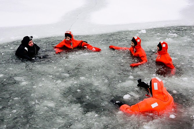 Redrib survival suit experience - Ice season plan: ice behavior, walking on thin ice, and calming on rafts