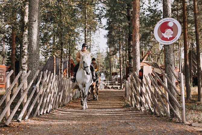 Riding Tour with Finnhorses at Santa Claus Village - The Campfire Finish, Cookies, and Finnhorse Stories