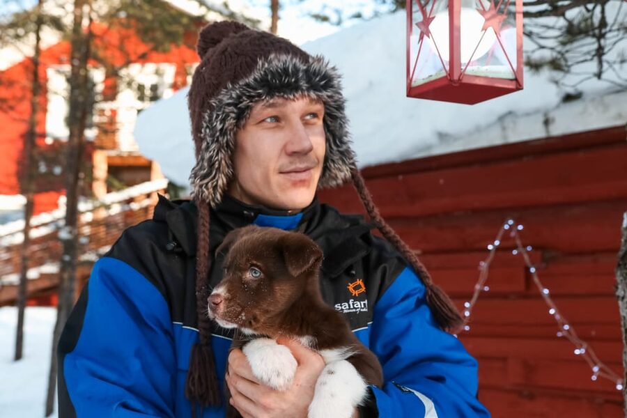 Rovaniemi: Daytime Husky Safari - How steering works: your role, your team, and the safety rhythm
