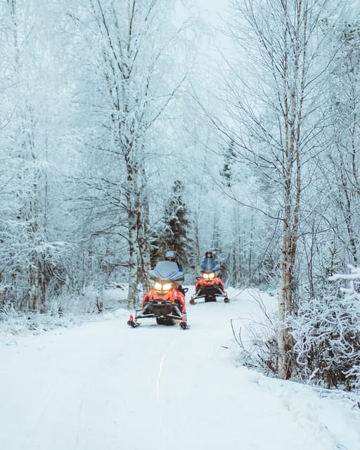 Rovaniemi: Early Winter 2 Hour Snowmobile Safari - Getting set up in Rovaniemi, then heading to Apukka