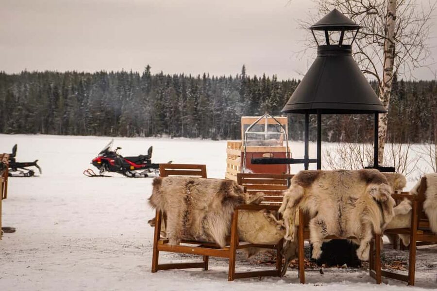 Rovaniemi: Guided Wilderness Snowmobile Safari & Barbeque - Your Ride Time: About One Hour on a Frozen Lake