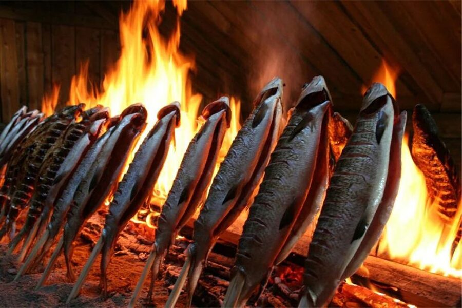 Rovaniemi: Half-Day Snowmobile & Ice Fishing Experience - Lappish BBQ after the cold: salmon, hot blueberry juice, and fire-side time