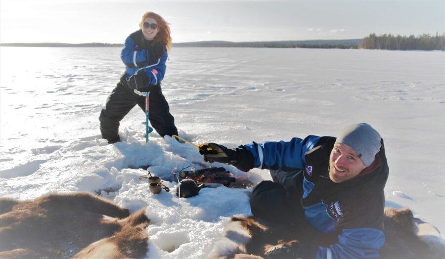 Rovaniemi: Ice-Fishing like a Finn - If You Catch a Fish, You May Eat It Too