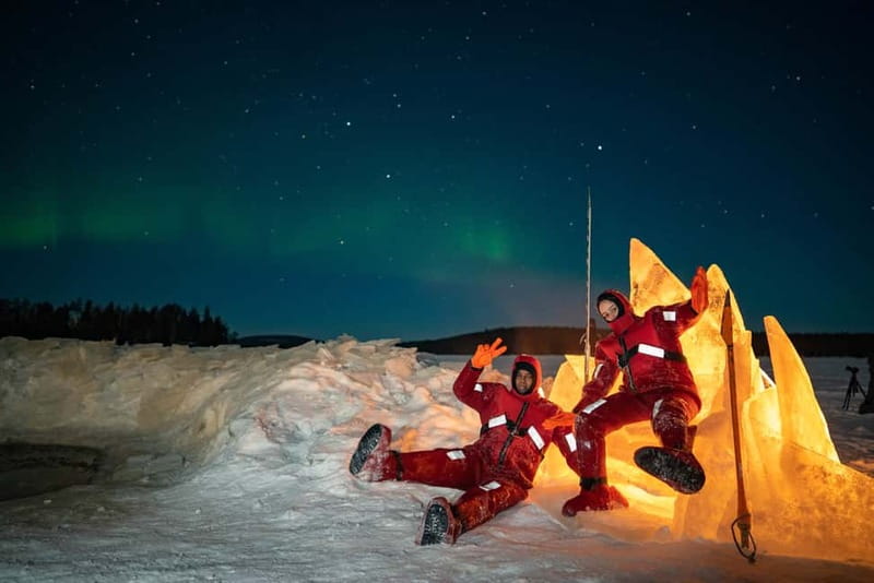 Rovaniemi: Ice Floating in Forest Lake with Aurora Borealis - What You Can Expect From a 2.5-Hour Lapland Night