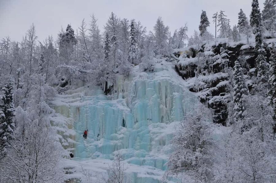Rovaniemi: Korouoma Canyon and Frozen Waterfalls Tour - Campfire warmth and Lappish barbecue-style snacks