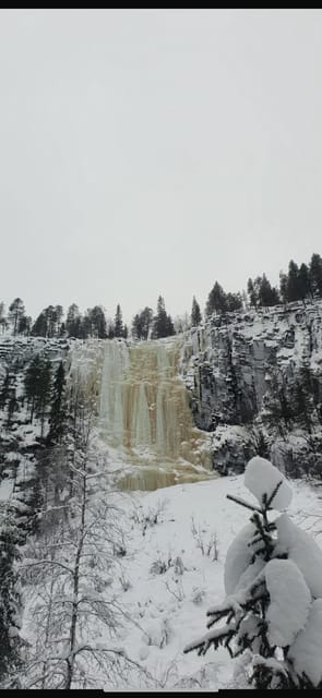 Rovaniemi: Korouoma Frozen Waterfalls Hike & Hot BBQ Lunch - Van time: what to use it for