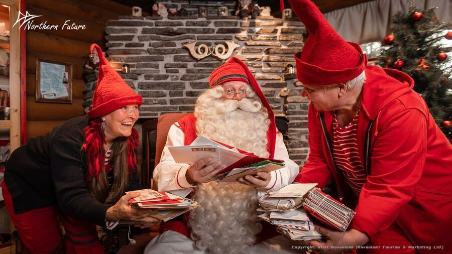 Rovaniemi: Meet Santa Claus, Reindeer Sleigh Ride & Huskies - From hotel pickup to Santa Claus Village, how the day starts