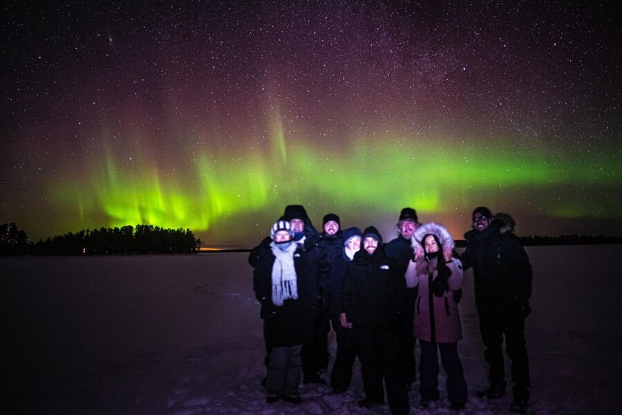 Rovaniemi: Night Sky lappish Barbecue - Northern lights reality check: why the hunt is the point