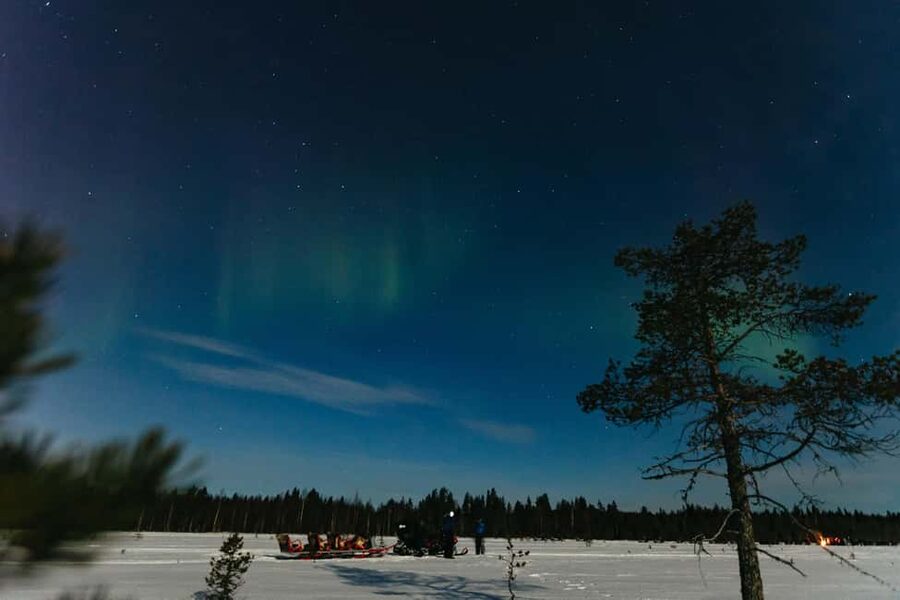 Rovaniemi: Northern Lights Family-Friendly Snowmobile Safari - The warm drinks stop: more than a break from the cold