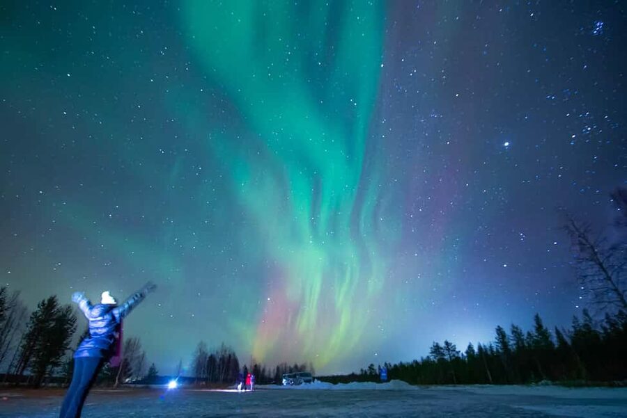 Rovaniemi: Northern Lights Guided Tour with Pro Camera - The 4-hour rhythm: pickup, drives, and viewing time that makes sense