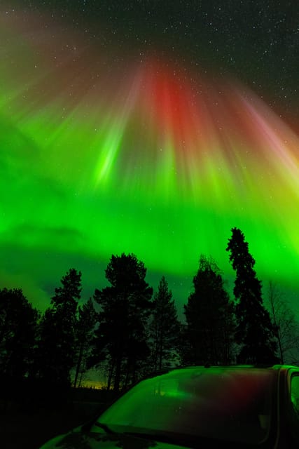 Rovaniemi: Northern Lights Tour with Guarantee - Meeting in Rovaniemi: Pickup, Heated Van Comfort, and Moving Start Times