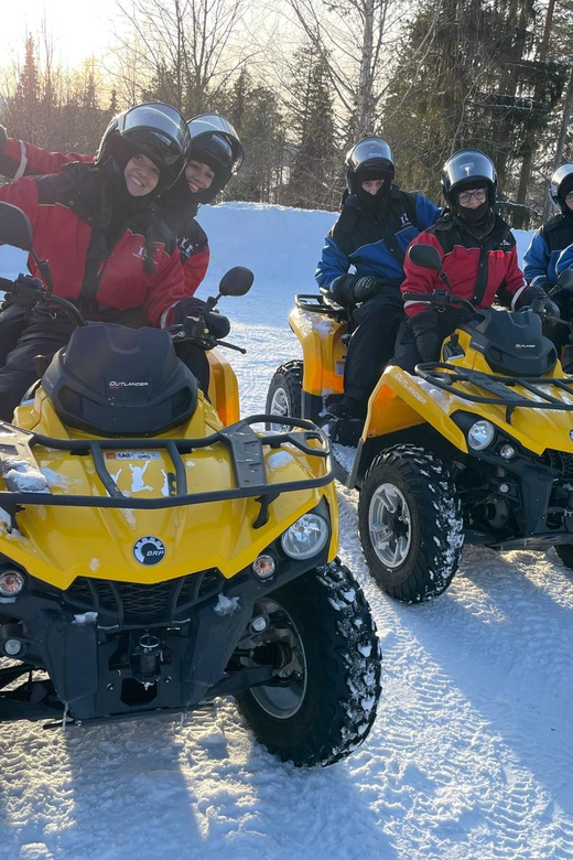 Rovaniemi: Quad Bike Ride and Ice Fishing - Ice Fishing on a Frozen Lake: Drilling Your Hole and Waiting for Arctic Fish