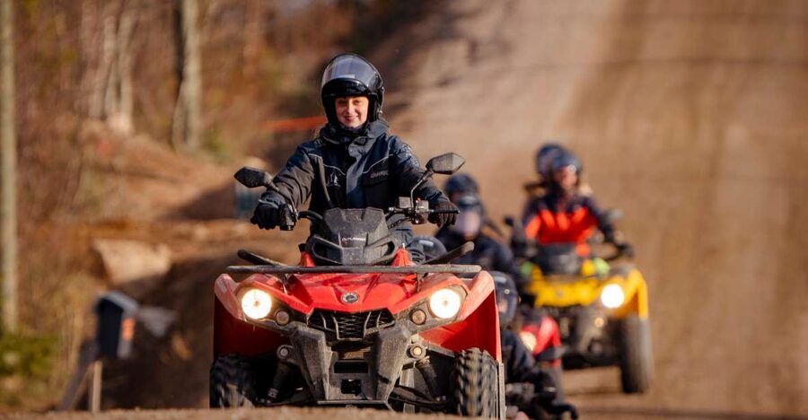 Rovaniemi: Quad Bike Safari, Reindeer & Husky Farm Visit - Husky and reindeer farm visit: petting time plus animal stories