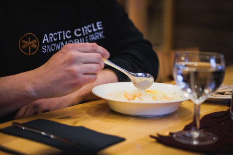 Rovaniemi: Reindeer, Huskies & Santa Claus Village - Getting kitted up at Arctic Circle Snowmobile Park