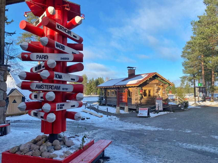 Rovaniemi: Santa Claus Village and Husky sledge/guided tour - Santa Claus Village, Post Office, and the Arctic Circle Moment