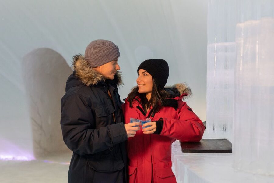 Rovaniemi: Snow Hotel Tour with Food by the Fire - Inside the Arctic SnowHotel: snow-only spaces and ice-sculpted suites