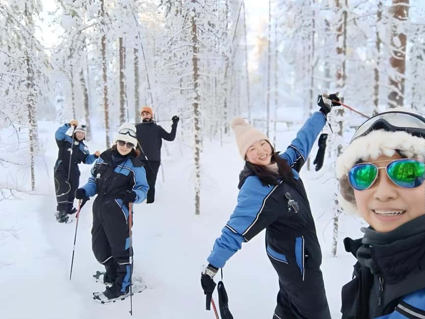 Rovaniemi: Snowshoe Adventure at Vikaköngäs & Barbeque - Hot Drinks, BBQ Sausages, and Snacks: The Cozy Part You Earn