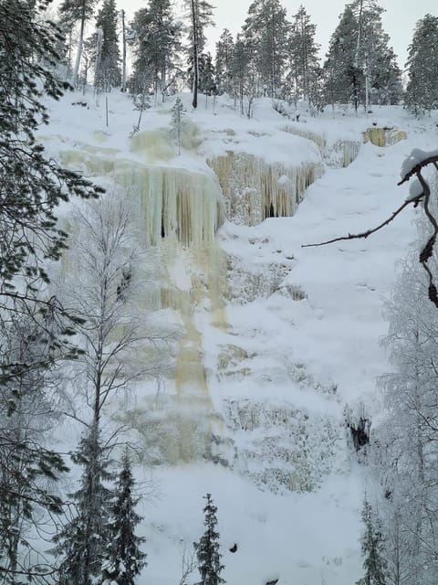 Ruka: Korouoma Canyon Finland - Korouma Waterfalls - Korouoma Canyon and frozen waterfalls, with real local care