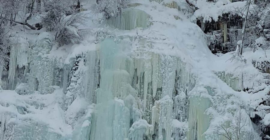 Ruka: Korouoma Canyon Finland - Korouma Waterfalls - Stop 1: The start in Ruka, where the day gets set up right