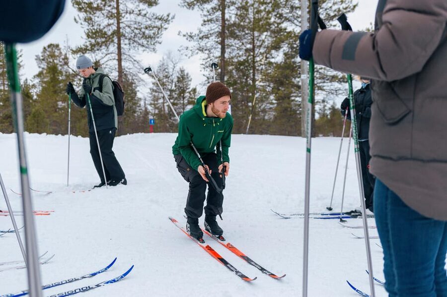 Saariselkä: Cross-Country Skiing for beginners - Safety Briefing First, So Your Brain Can Focus on Skiing