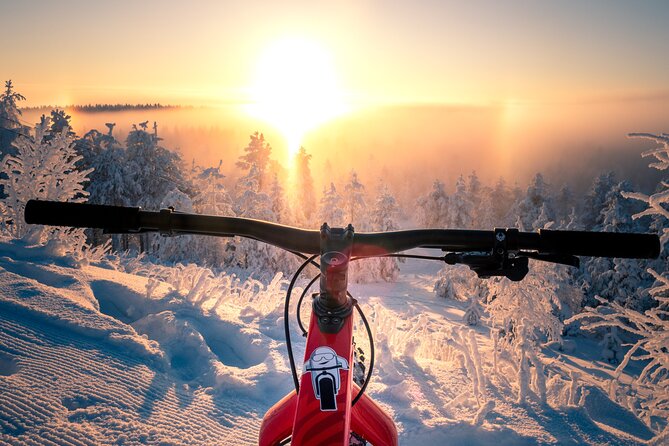 Scenic electric fat bike group ride in Rovaniemi - Why electric fat biking works so well in Rovaniemi