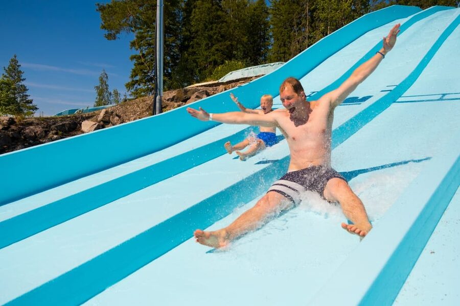 Serena Water Park Day Ticket - Before you enter: voucher exchange and the ticket counter maze