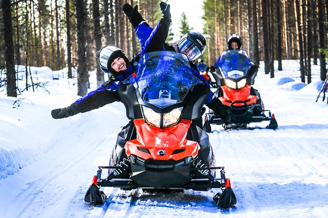 Snowmobile Safari in the Nature - Morning start - What you ride: Lynx Adventurer ACE in real-world terms