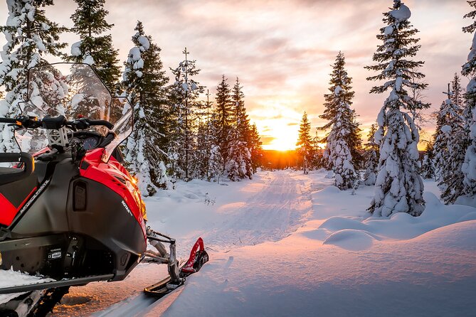 Snowmobile Tours in Rovaniemi Lapland - Safety lesson and the twin-drive setup (so you both ride)