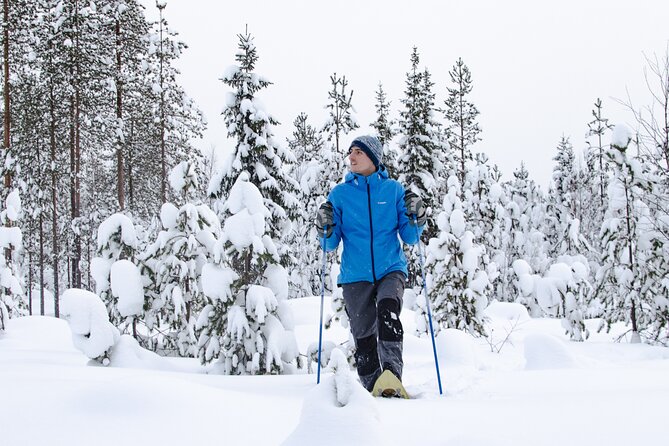 Snowshoeing Adventure with Ice-Fishing, Fire and Survival - Map and Compass Skills in a Real Arctic Setting