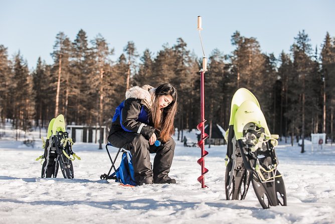 Snowshoeing and Ice Fishing Tour - Fire on the shore: hot drinks, Finnish snacks, and a cozy reset