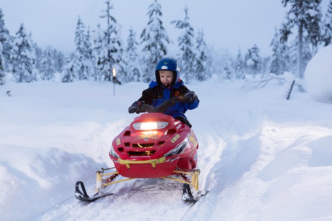 The Hidden Place of Santa - Winter play time: tobogganing, kick sledding, and mini-snowmobile