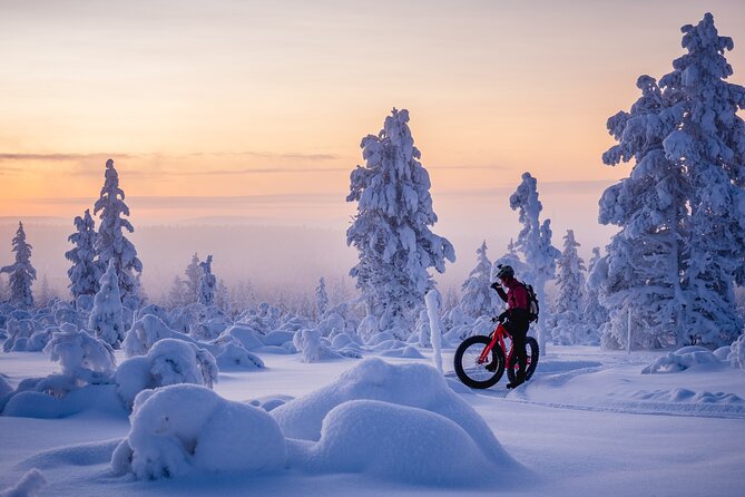 Winter afternoon group Ride in Saariselkä - Stop 3: Saariselkä riding flow and photo time