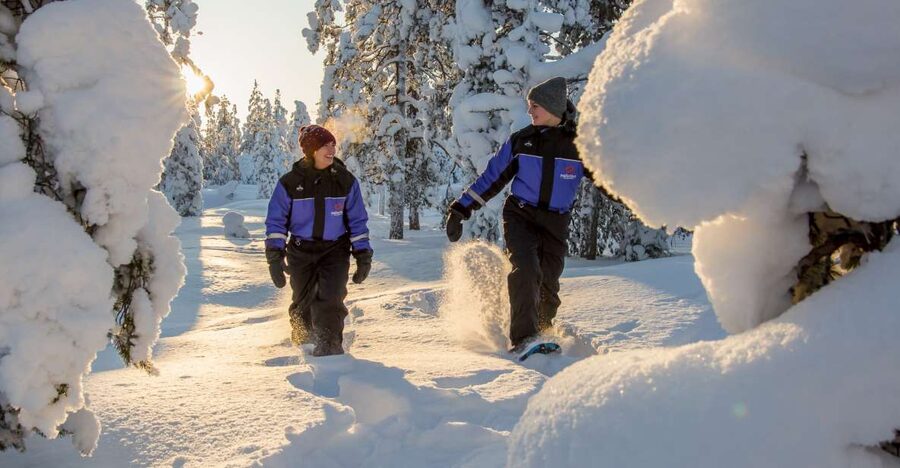 Ylläs: Forest Hike with Snowshoes - The Frozen Marsh Stop: Campfire, Hot Drinks, and Animal Tracks